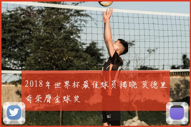 2018年世界杯最佳球员揭晓 莫德里奇荣膺金球奖